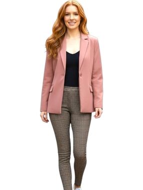 LOFT Heritage Plaid Leggings -Slim ponte leggings-Size Large- EUC $78 Retail